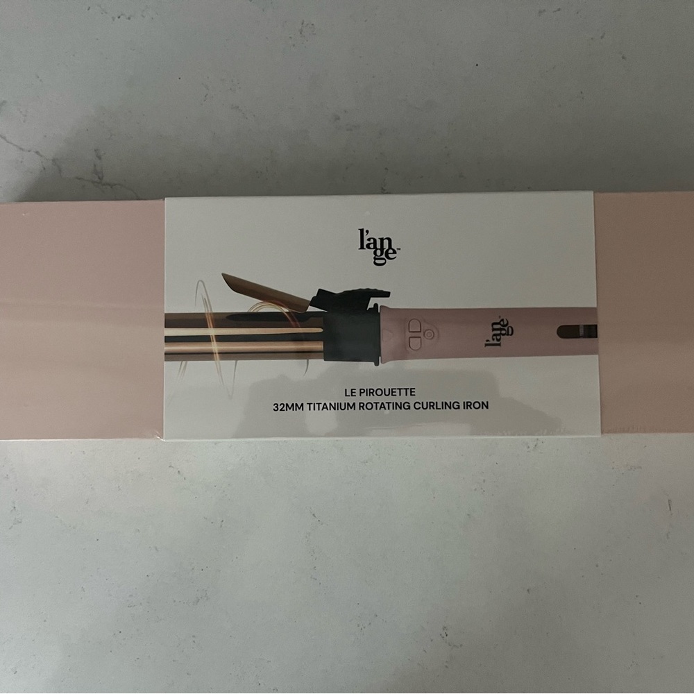 Lange Le Pirouette 32mm Titanium Curling Iron New!
